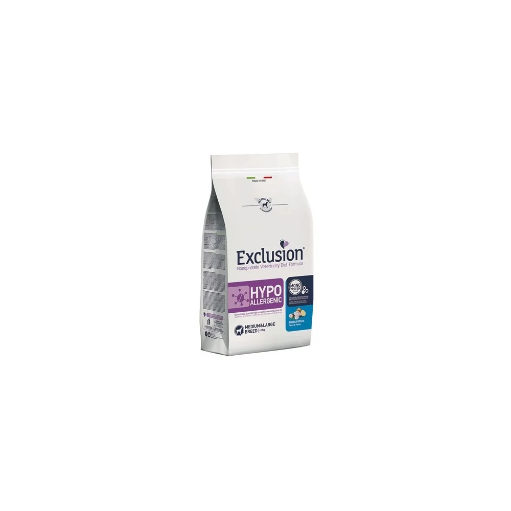 ExclusionExclusion Diet Hypoallergenic Medium/Large breed pesce e patate