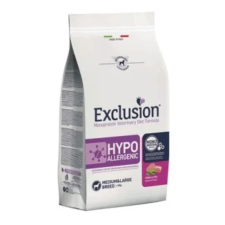 Exclusion Diet Hypoallergenic Medium/Large breed maiale e piselli