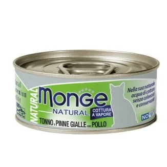 Monge Natural al vapore (tonno pinne gialle e pollo)