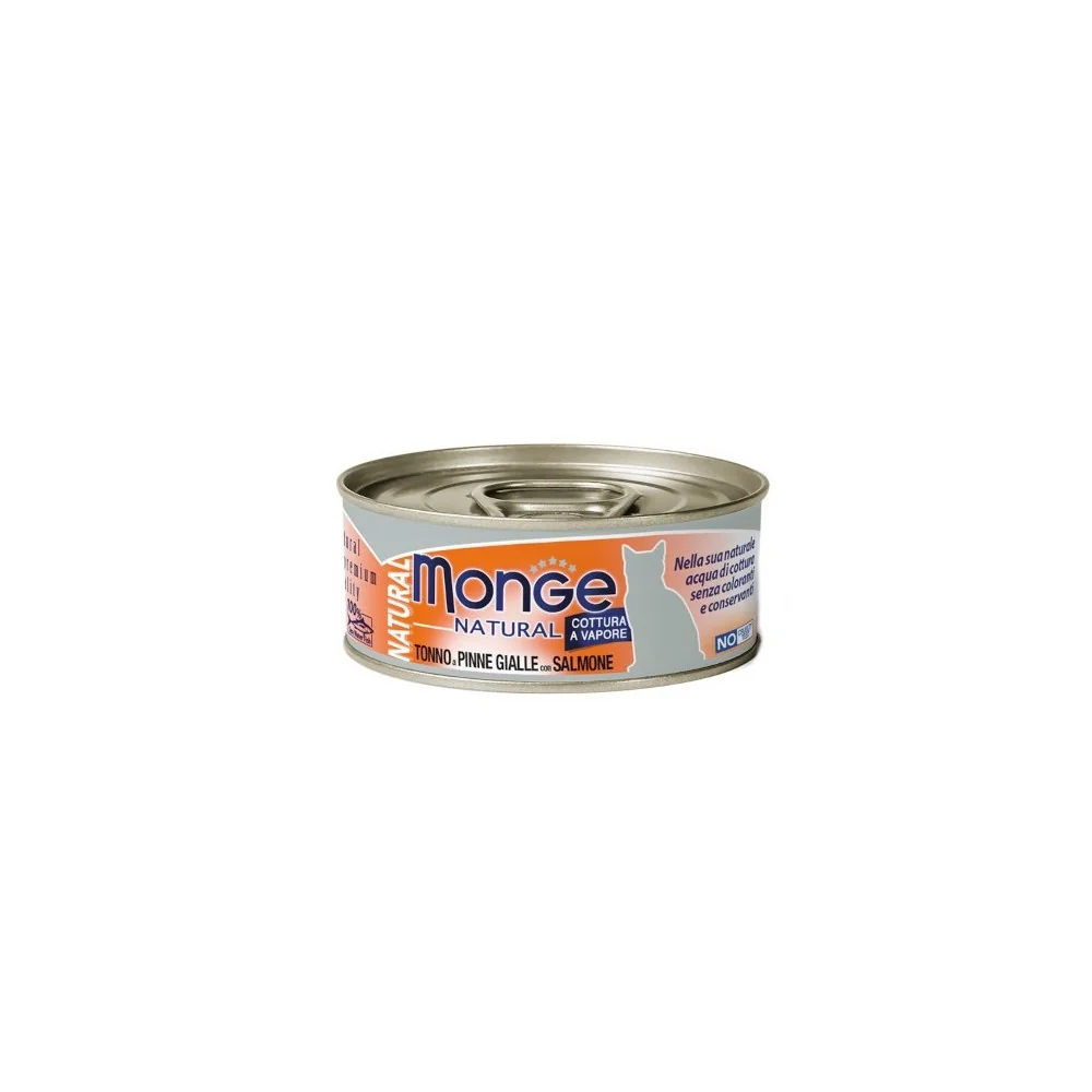 MongeMonge Natural al vapore (tonno pinne gialle e salmone)