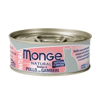 Monge Natural al vapore (pollo e tonno con gamberetti)