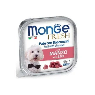 Monge Fresh paté e bocconcini con manzo