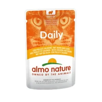 Almo Nature Daily per gatti al pollo e salmone