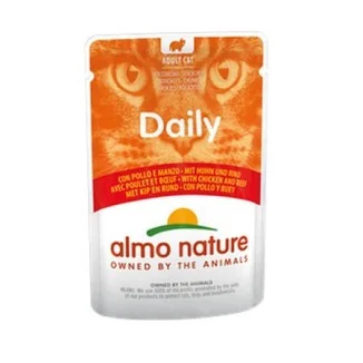 Almo Nature Daily per gatti al pollo e manzo