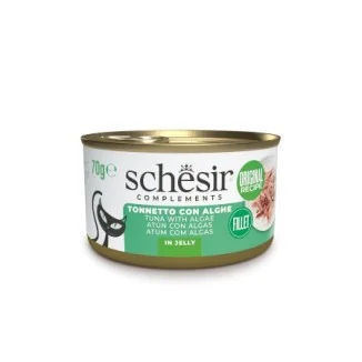 Schesir Complements umido filetti in jelly per gatti (Tonnetto e alghe)
