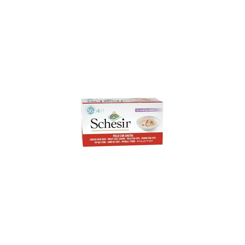Schesir Multipack al pollo e anatra al naturale