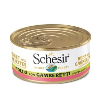 Schesir in brodo (pollo e gamberetti)