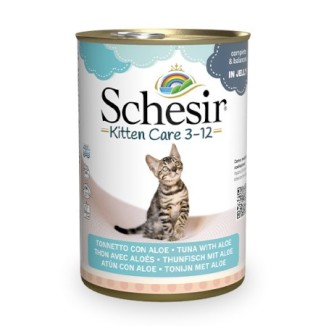 Schesir in gelatina per gattini (tonnetto con aloe)