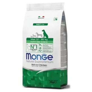 Monge Natural Superpremium Maxi Puppy & Junior (pollo)