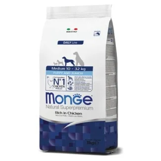 Monge Natural Superpremium Medium Puppy & Junior (pollo)