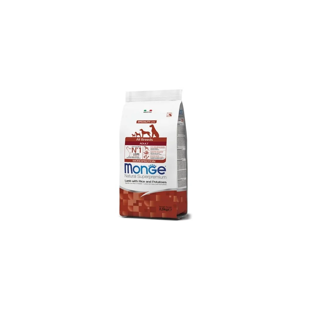 MongeMonge Natural Superpremium All Breeds (agnello con riso e patate)