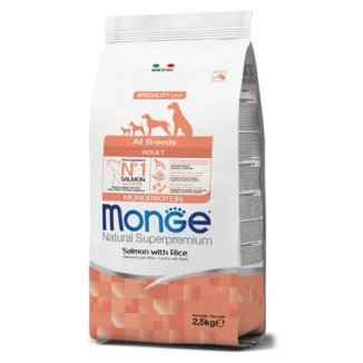 Monge Natural Superpremium All Breeds (salmone e riso)
