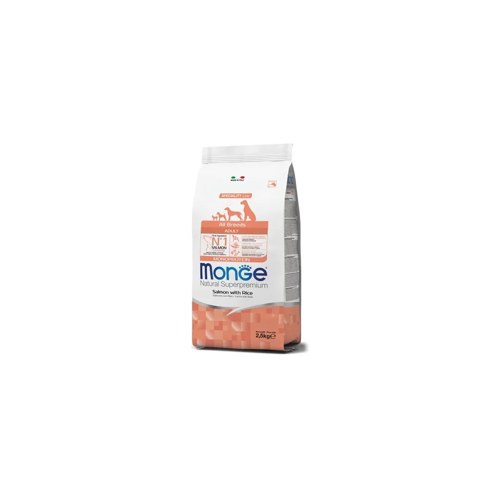 MongeMonge Natural Superpremium All Breeds (salmone e riso)