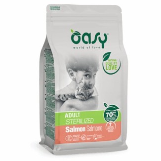Oasy Adult cat Sterilized Salmon