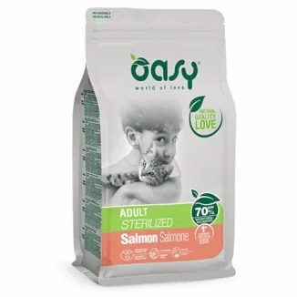 Oasy Adult cat Sterilized Salmon