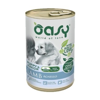 Oasy Puppy e Junior One Protein umido all'agnello