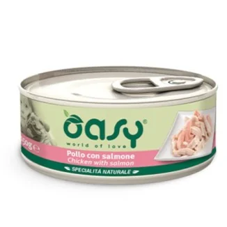 Oasy Natural umido al pollo con salmone