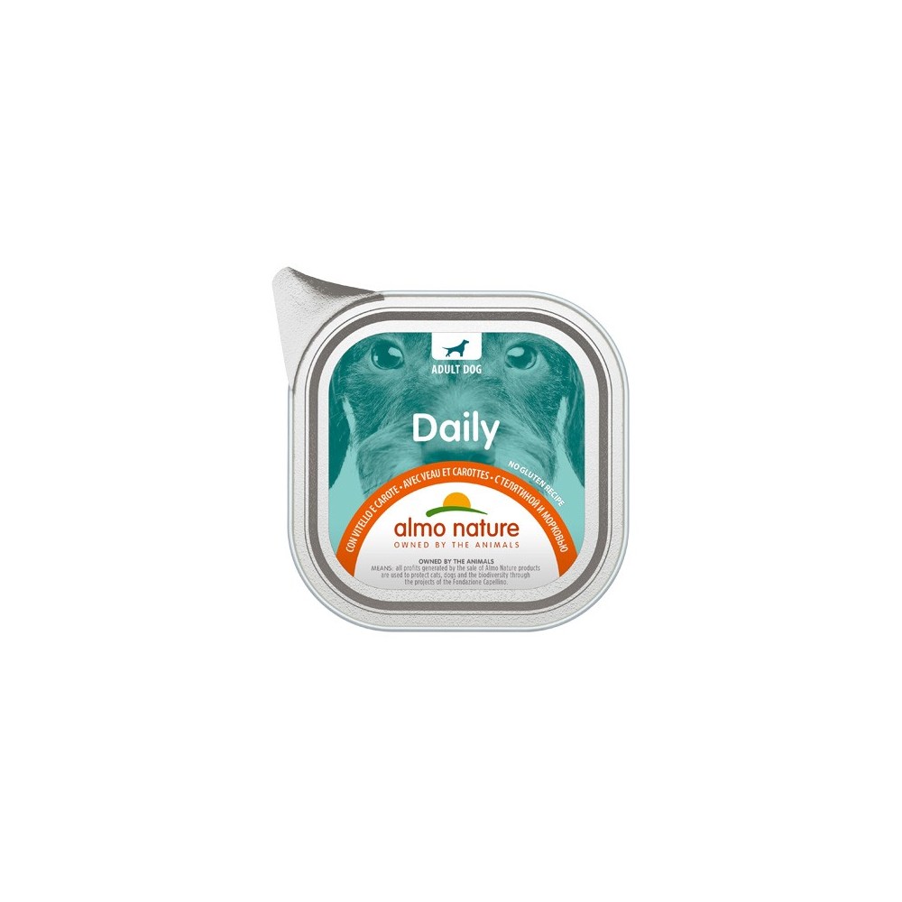 Almo Nature Daily Menù per cani (vitello e carote)