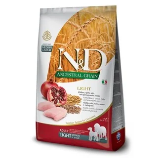 Farmina N&D Ancestral Grain Light Medium/Maxi canine (pollo e melograno)