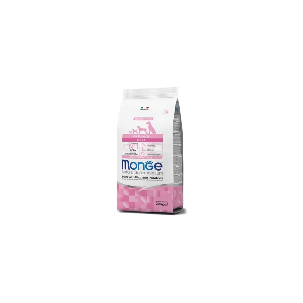 MongeMonge Natural Superpremium All Breeds (maiale con riso e patate)