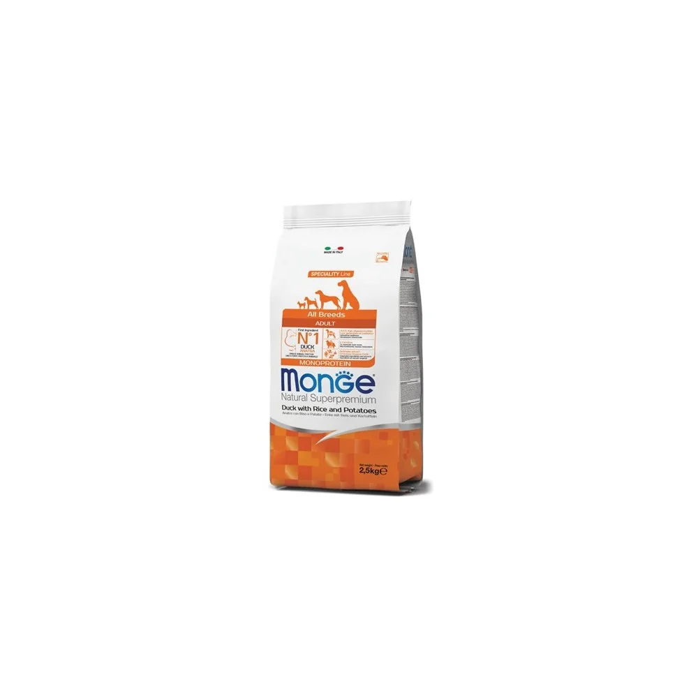 MongeMonge Natural Superpremium All Breeds (anatra con riso e patate)