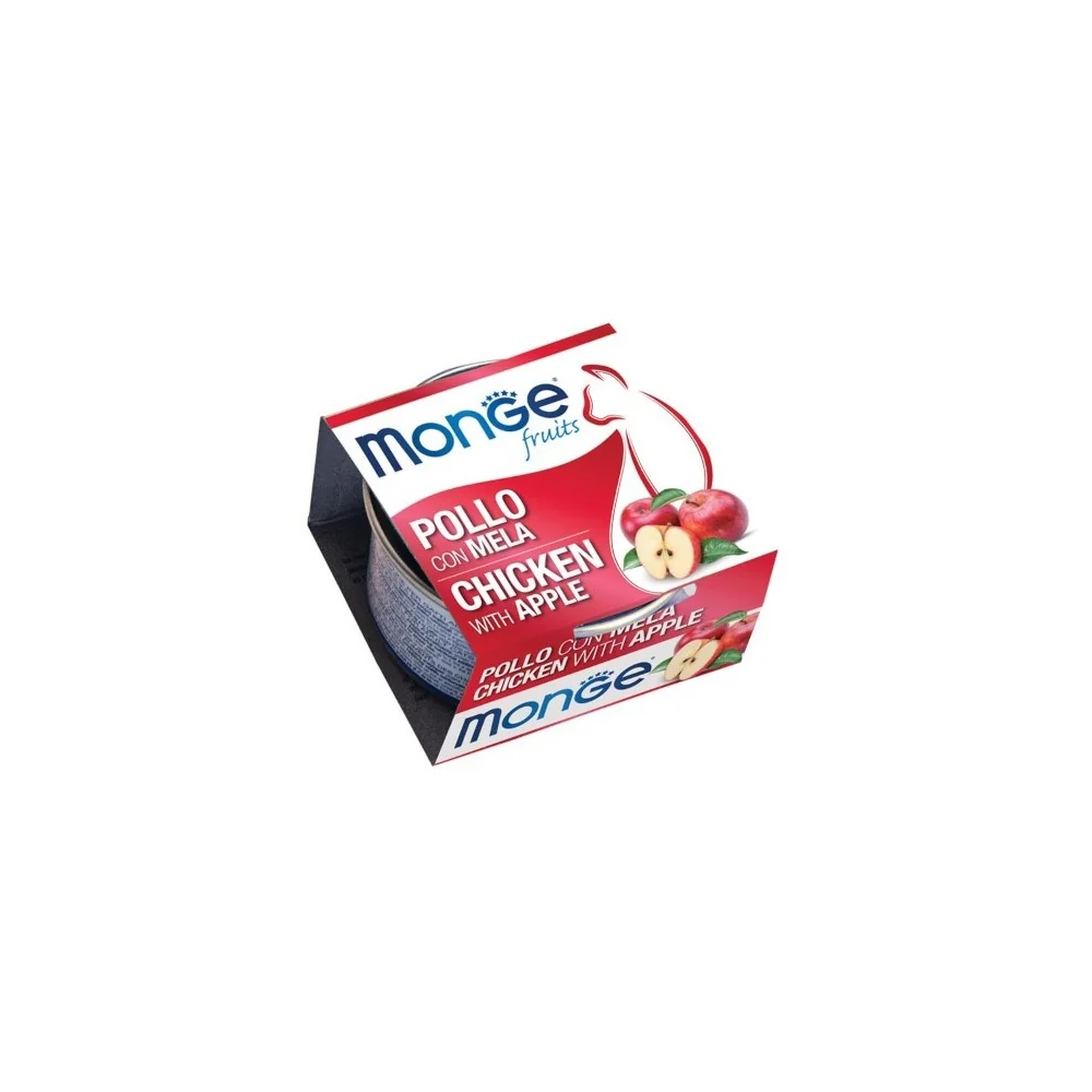 MongeMonge Natural Fruits (pollo con mela)