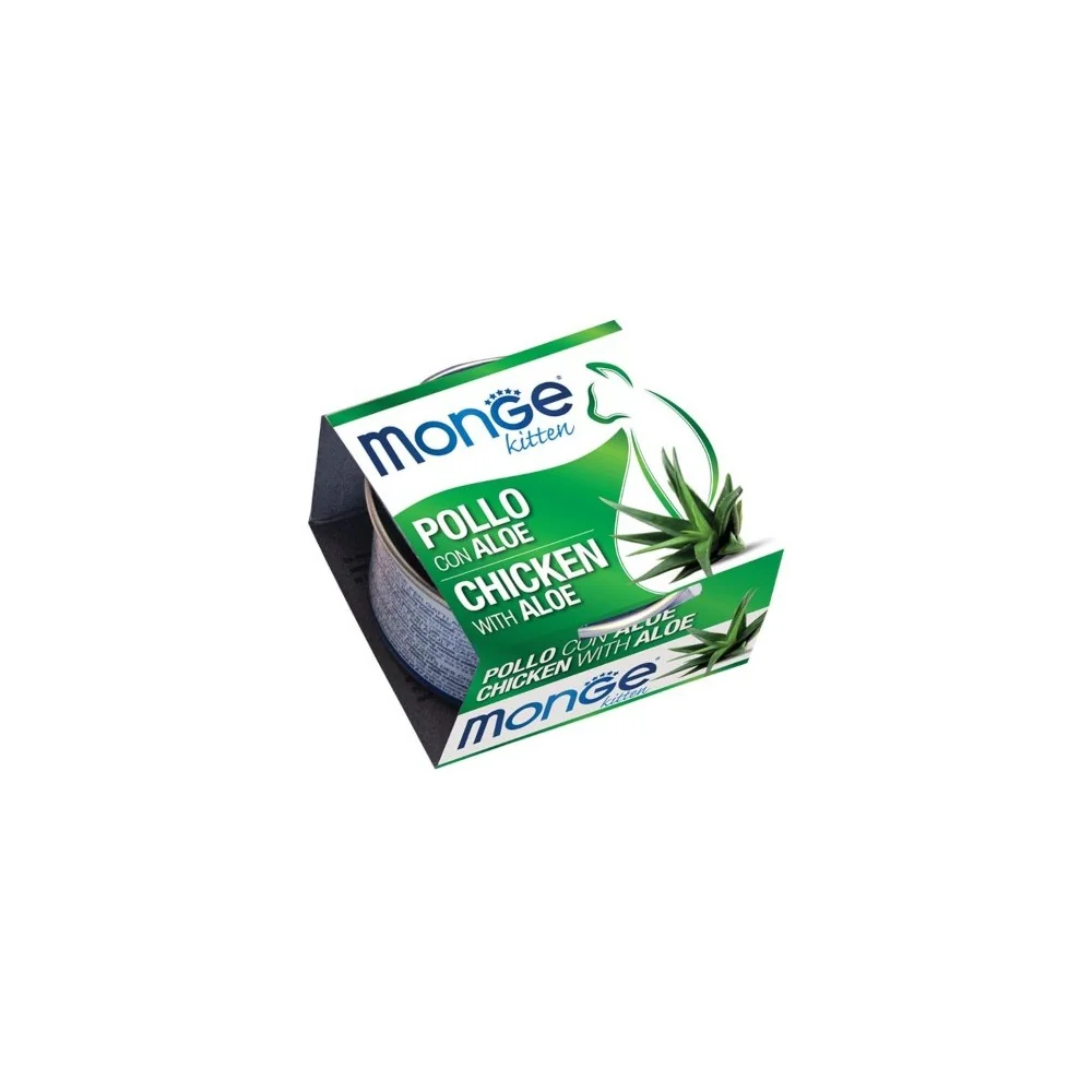 MongeMonge Natural Fruits kitten (pollo con aloe)