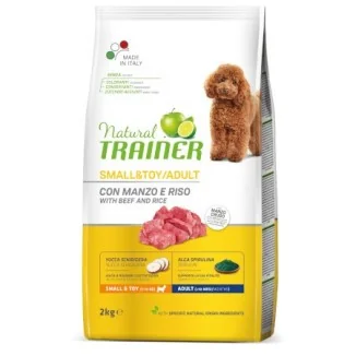 Natural Trainer Small & Toy Adult (manzo)