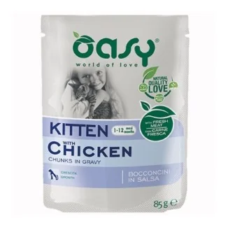 Oasy Bocconcini Kitten con pollo