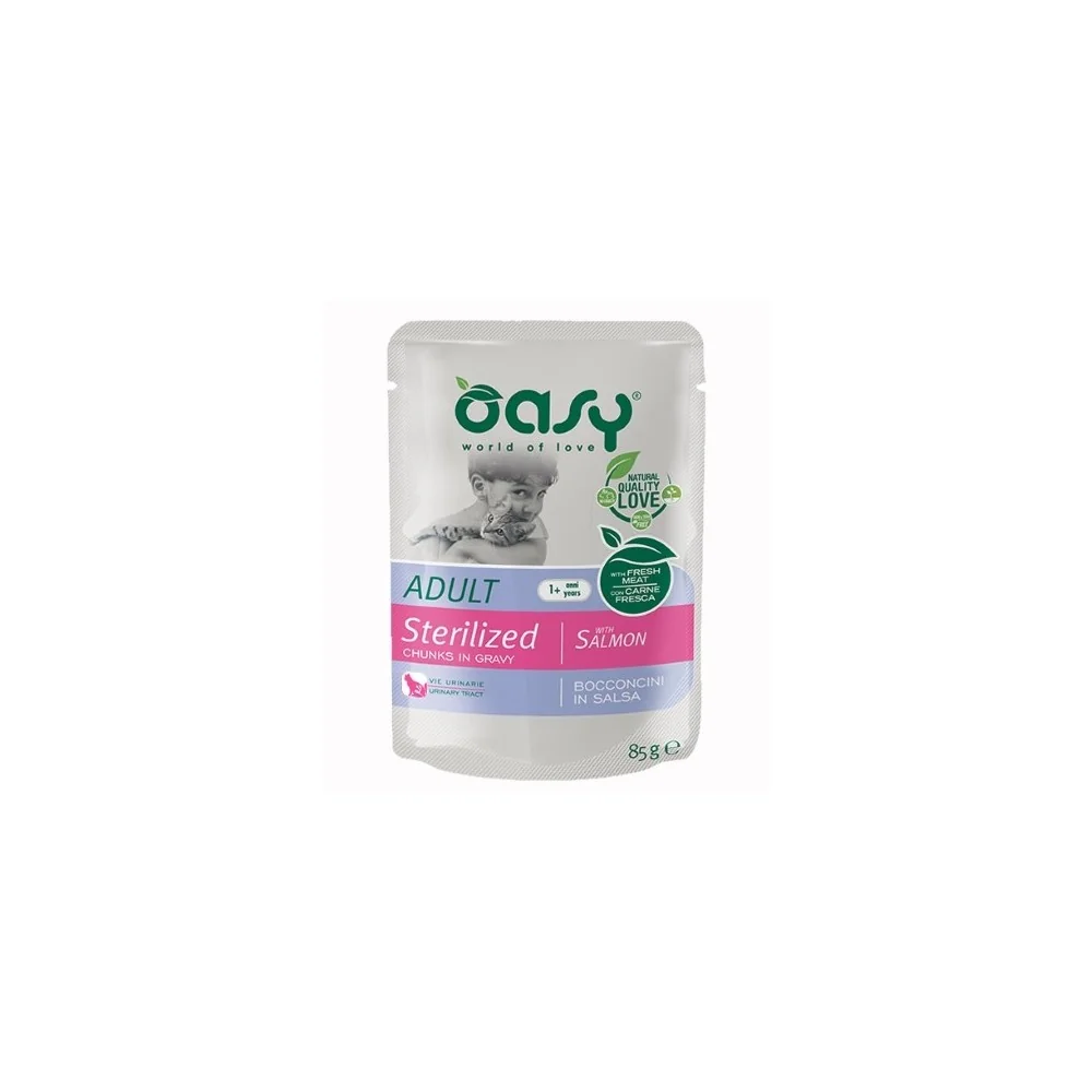 OasyOasy Bocconcini Adult Sterilized con salmone