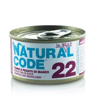 Natural Code 22 in jelly (tonno e fegato di manzo)