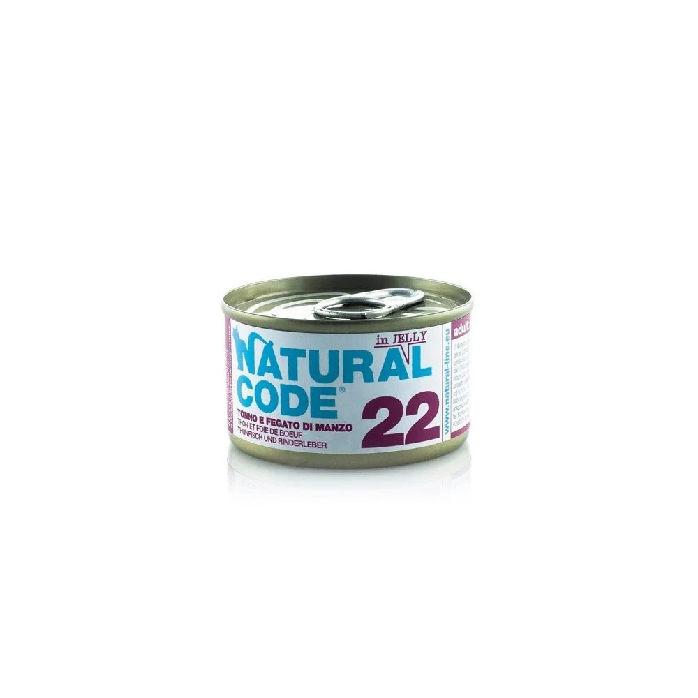 Natural CodeNatural Code 22 in jelly (tonno e fegato di manzo)