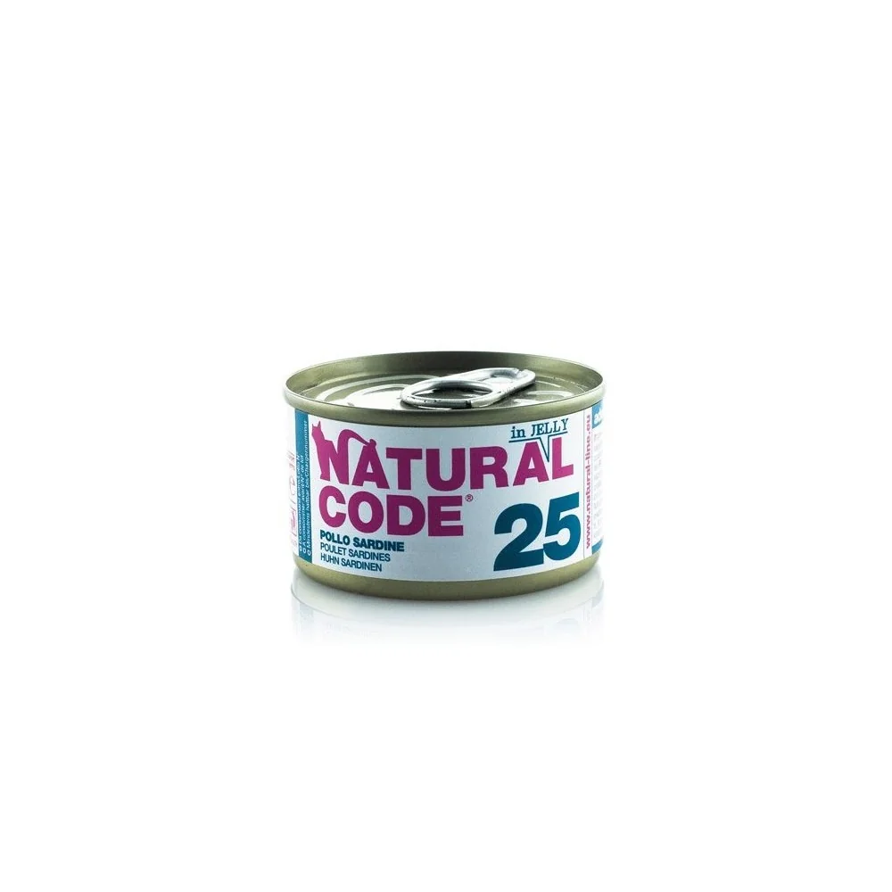 Natural CodeNatural Code 25 in jelly (pollo e sardine)