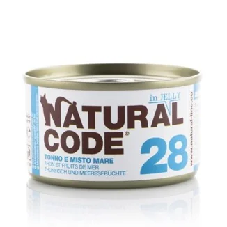 Natural Code 28 in jelly (tonno e misto mare)