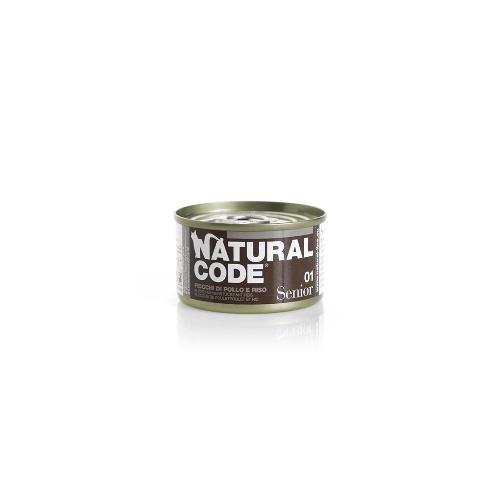 Natural Code 01 senior (fiocchi di pollo e riso)