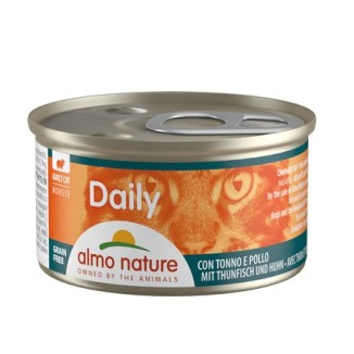 Almo Nature Daily mousse per gatti al tonno e pollo