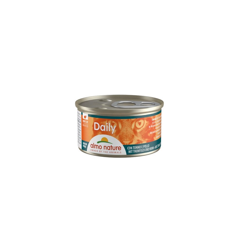 Almo Nature Daily mousse per gatti al tonno e pollo