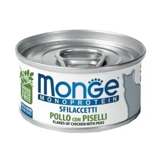 Monge Monoprotein sfilaccetti (pollo con piselli)