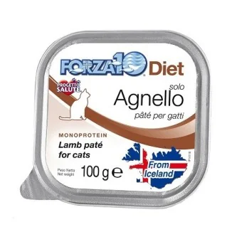 Forza 10 Solo Diet paté all’agnello per gatti
