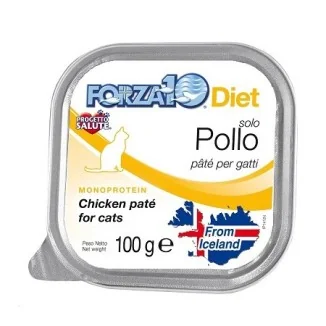 Forza 10 Solo Diet paté al pollo per gatti