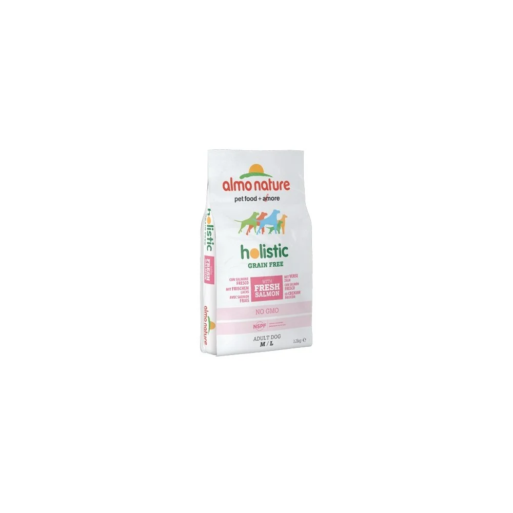 Almo NatureAlmo Nature Holistic grain free Adult Dog M/L (salmone)