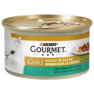 Purina Gourmet Gold dadini in salsa con coniglio e carote