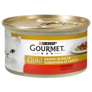 Purina Gourmet Gold dadini in salsa con manzo