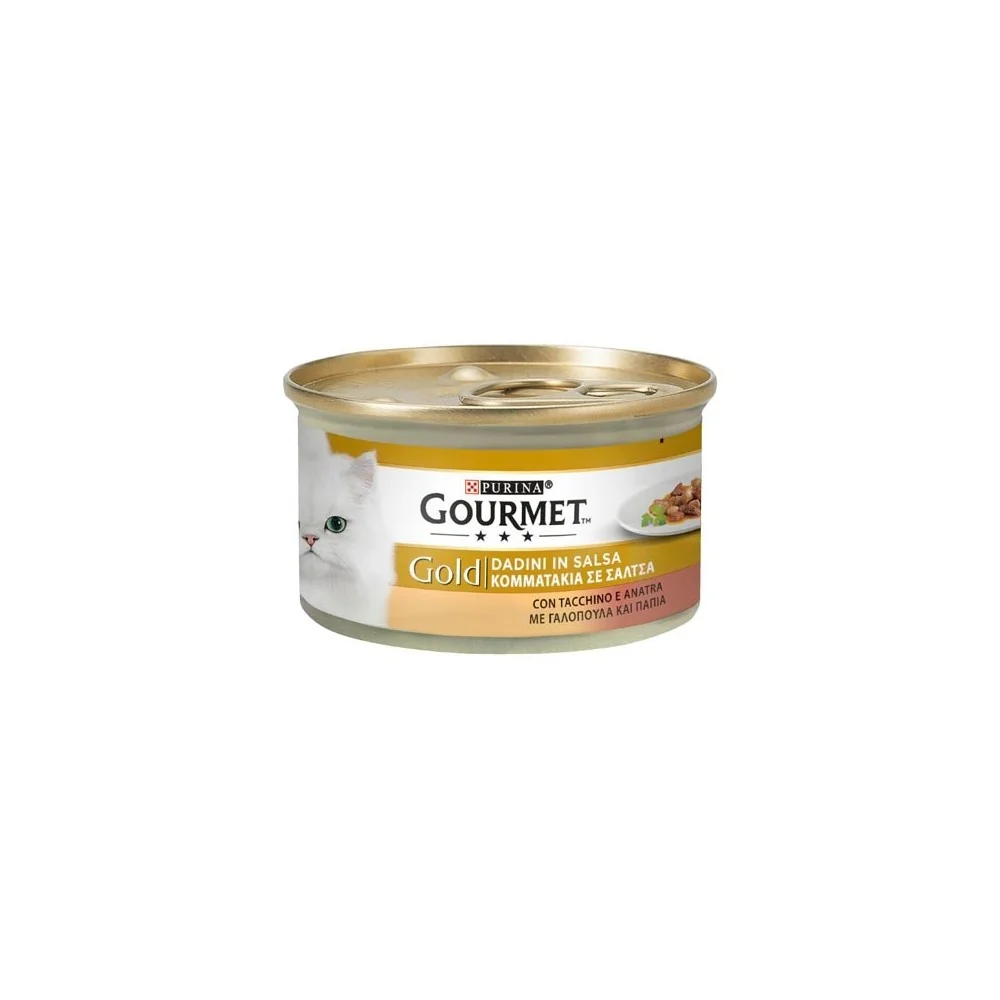 Purina Gourmet Gold dadini in salsa con tacchino e anatra