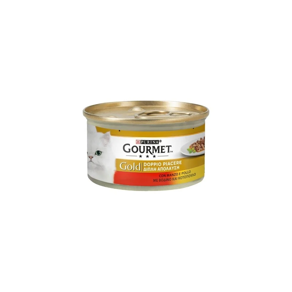 Purina Gourmet Gold doppio piacere con manzo e pollo