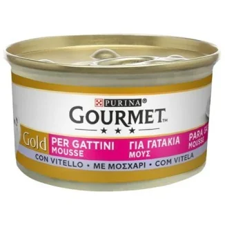 Purina Gourmet Gold mousse per gattini con vitello