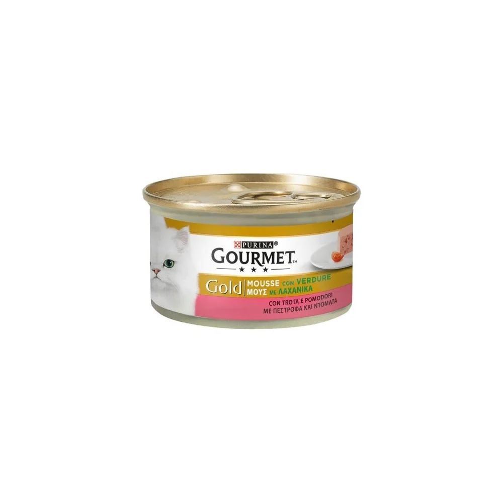 Purina Gourmet Gold mousse con trota e pomodori