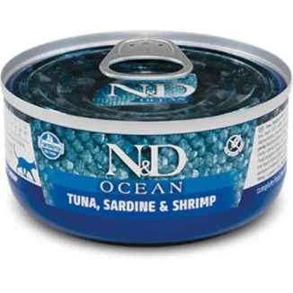 Farmina N&D Ocean feline adult (tonno sardine e gamberi)