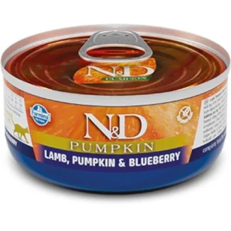 Farmina N&D Pumpkin feline adult (zucca agnello e mirtilli)