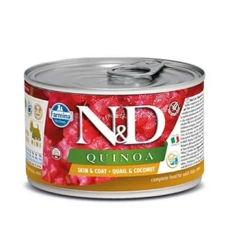 Farmina N&D Quinoa Skin & Coat canine adult mini (quaglia)